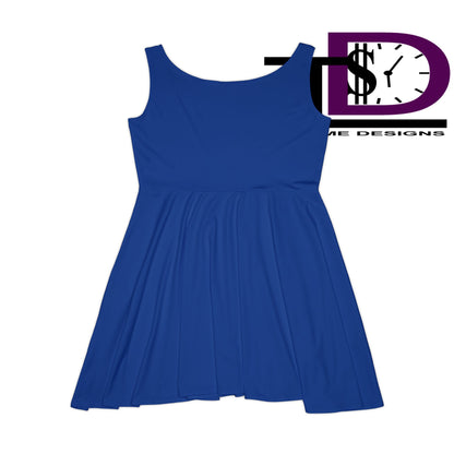 Royalty Queens Women's Skater Dress, Casual Dress, Party Outfit, Unique Gift for Her, Birthday Dress, Queen Theme Apparel