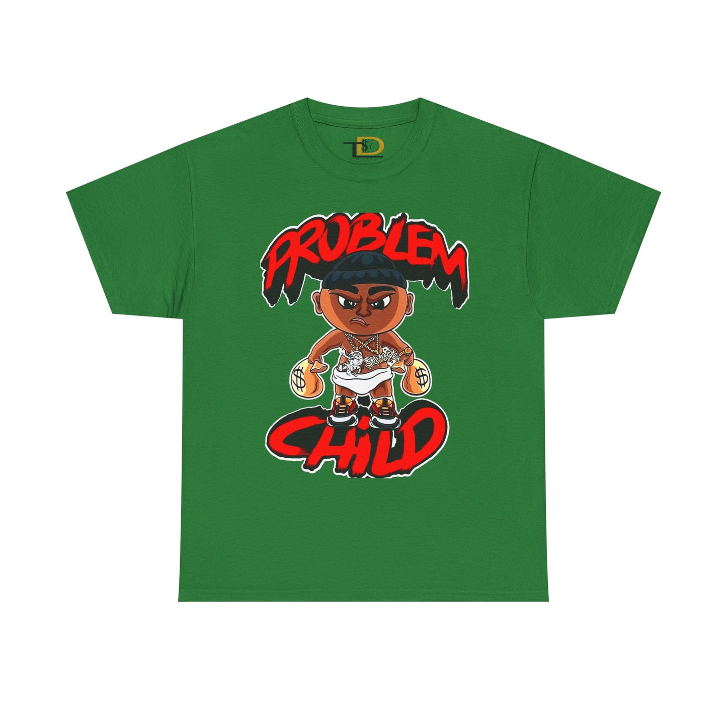 Problem Child Unisex Heavy Cotton Tee - Bold Graphic for Streetwear Lovers