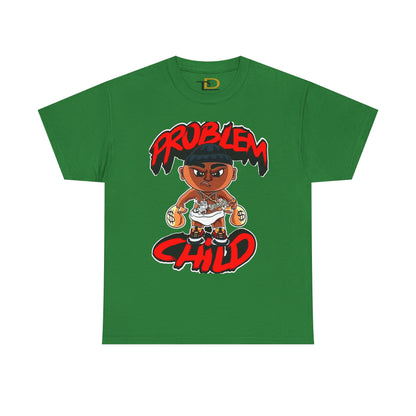 Problem Child Unisex Heavy Cotton Tee - Bold Graphic for Streetwear Lovers