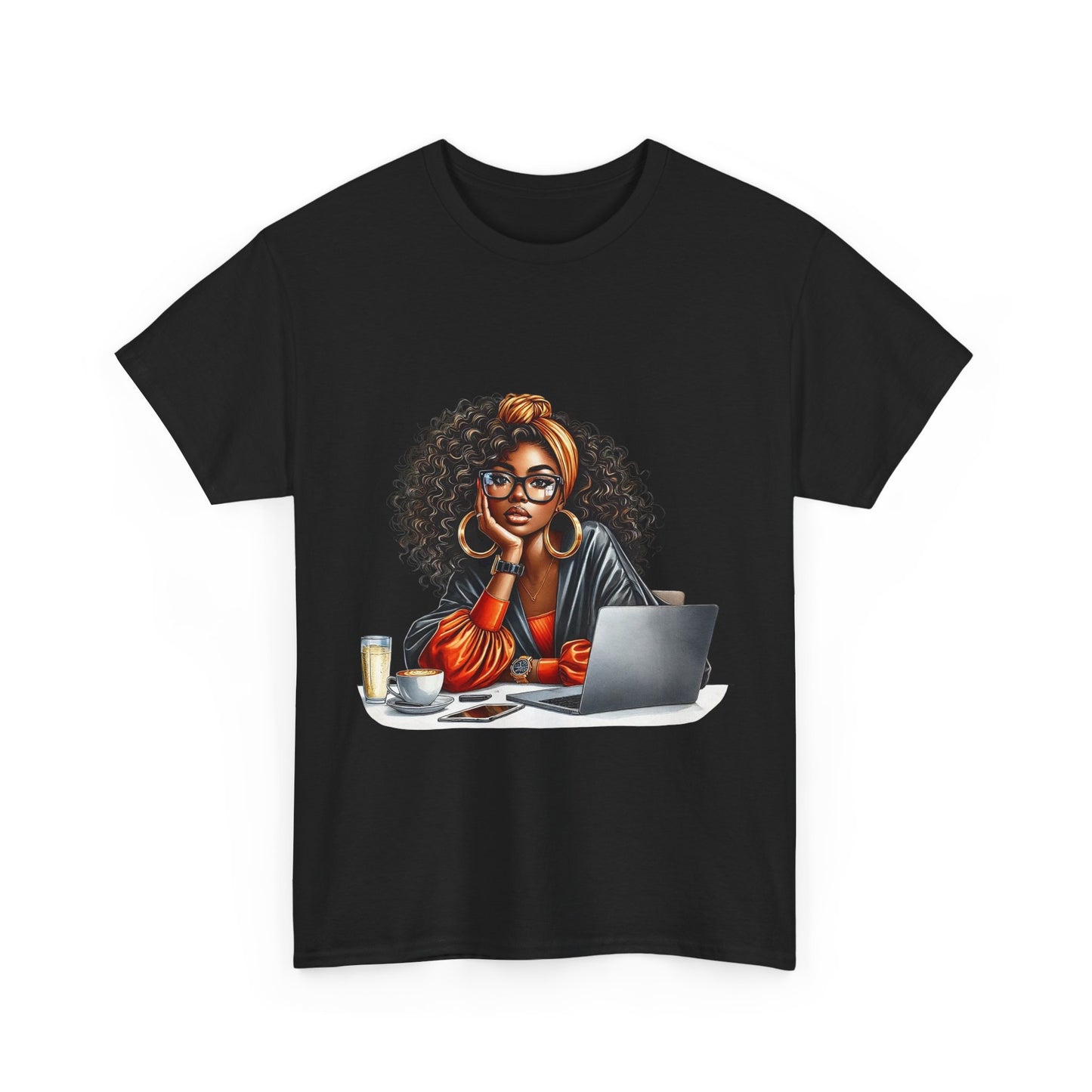 Creative Work From Home Unisex Heavy Cotton Tee