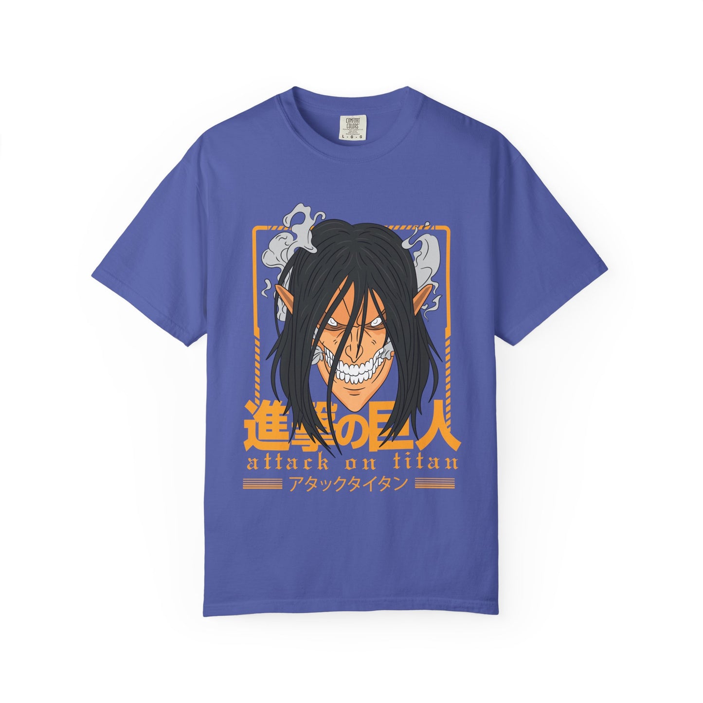 Attack on Titan Unisex Garment-Dyed T-shirt | Manga Fans Shirt | Anime Apparel | Comic Con Gift | Casual Wear | Unique Gift