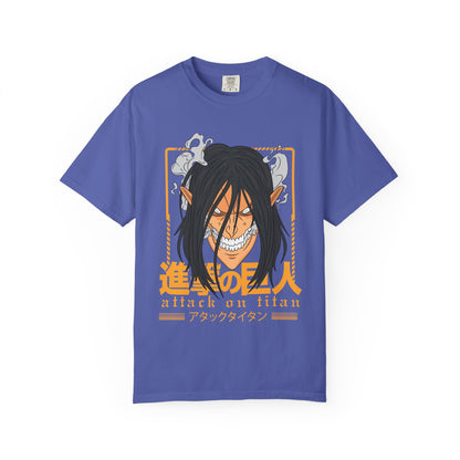 Attack on Titan Unisex Garment-Dyed T-shirt | Manga Fans Shirt | Anime Apparel | Comic Con Gift | Casual Wear | Unique Gift