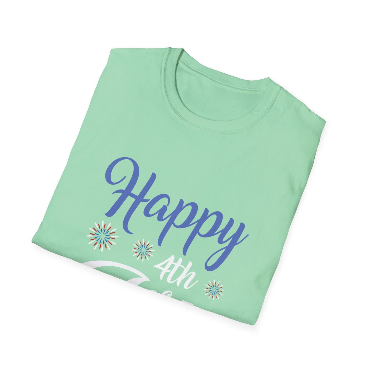 Happy Vibes Unisex Softstyle T-Shirt | Casual Wear, Gift for Friends, Birthday Gift, Positivity Shirt, Everyday Comfort