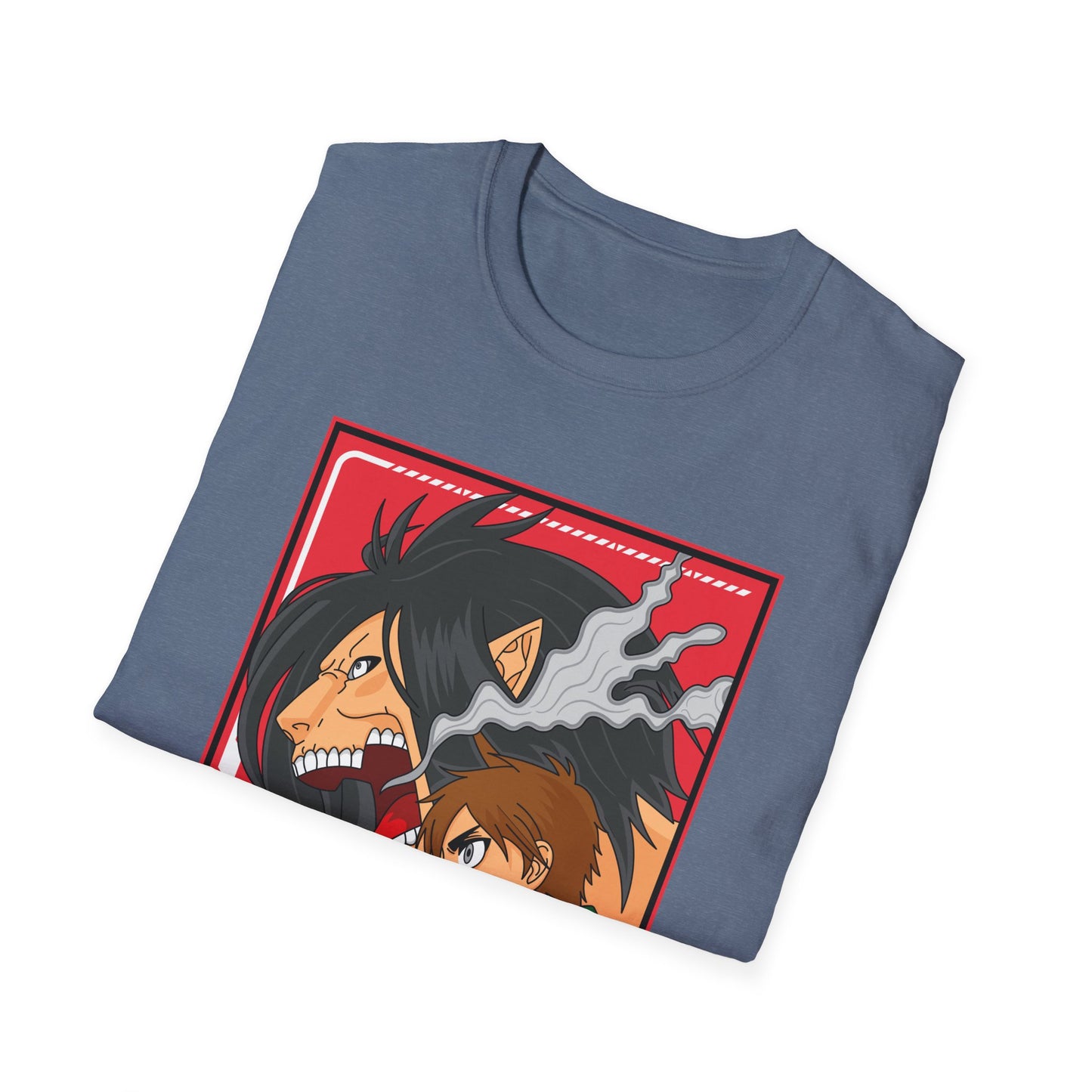Anime-Inspired Unisex Tee - Softstyle T-Shirt, Casual Gift, Graphic Tee, Manga Apparel, Fan Merchandise