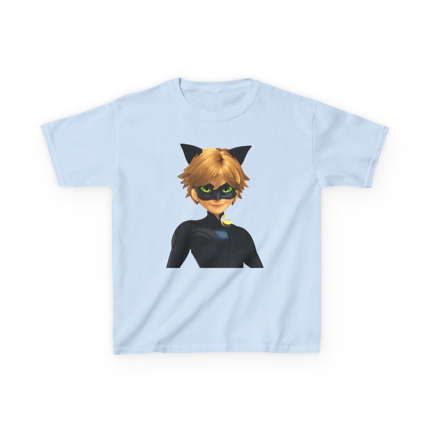Kids Cat Superhero Tee, Cartoon Shirt, Children's Birthday Gift, Fun Playwear, Gift for Kids, Cat Lover Gift