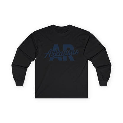 Arkansas AR Script Long Sleeve Tee