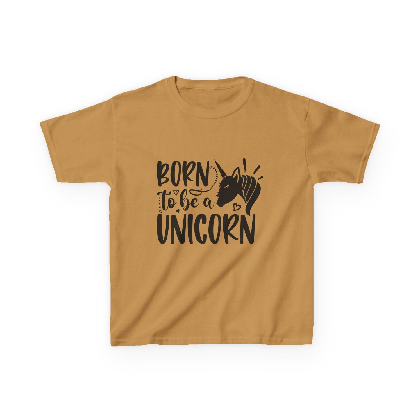 Kids Unicorn T-Shirt - "Born to Be a Unicorn" - Fun Cotton Tee for Boys & Girls