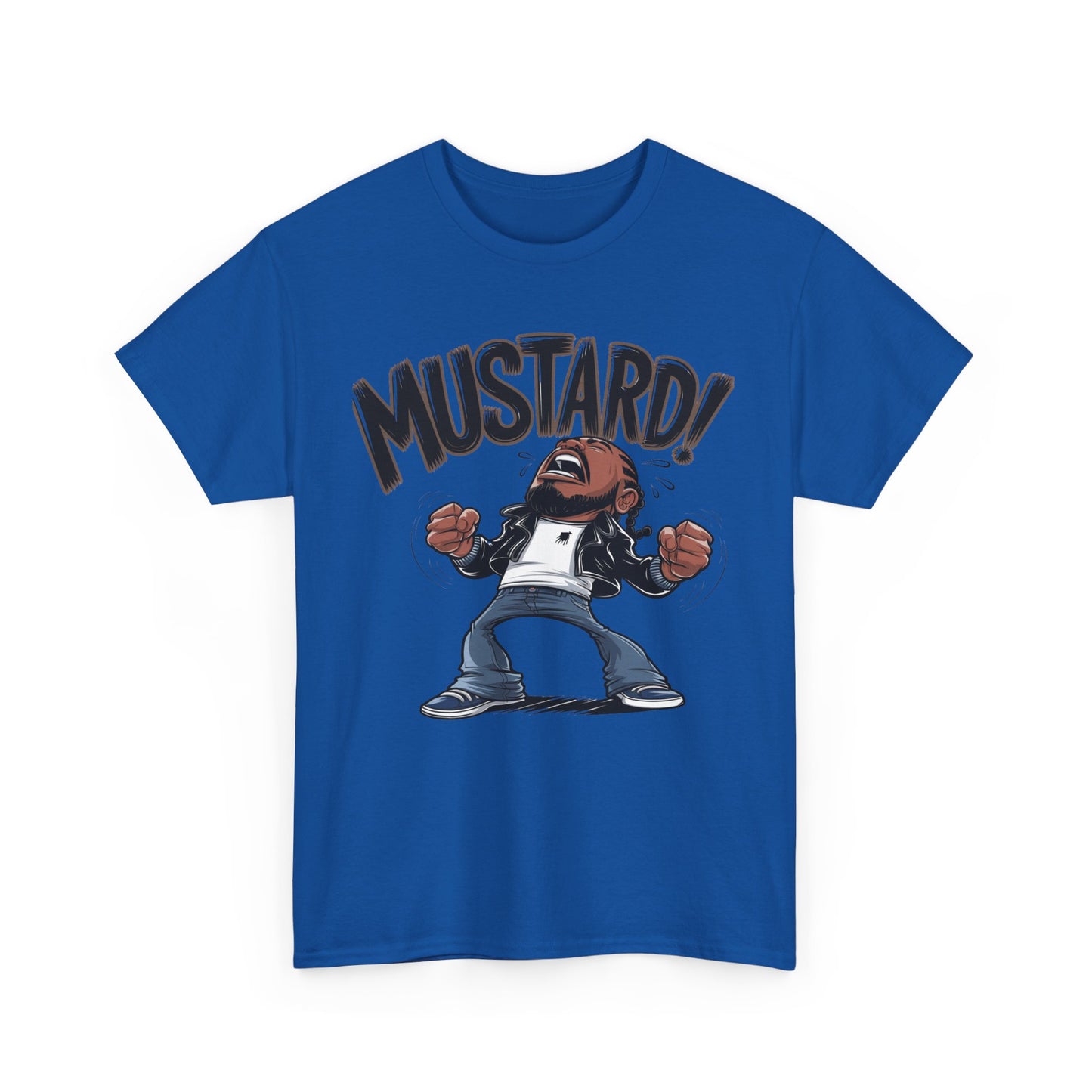 Mustard! Graphic Unisex Heavy Cotton Tee - Fun Casual Streetwear T-Shirt
