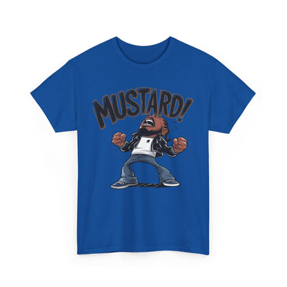 Mustard! Graphic Unisex Heavy Cotton Tee - Fun Casual Streetwear T-Shirt