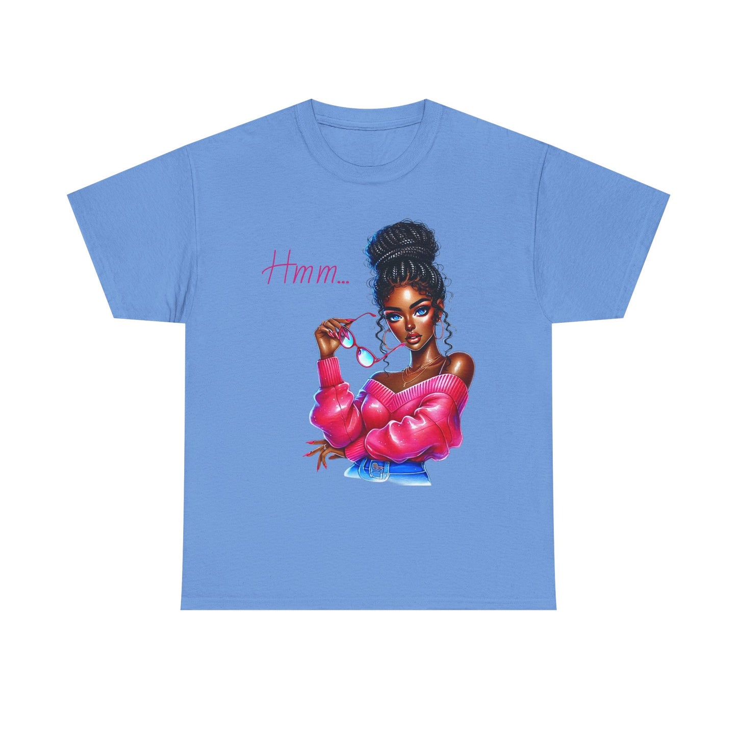 Expressive Aesthetic Tee – 'Hmm...' Design for Trendsetters