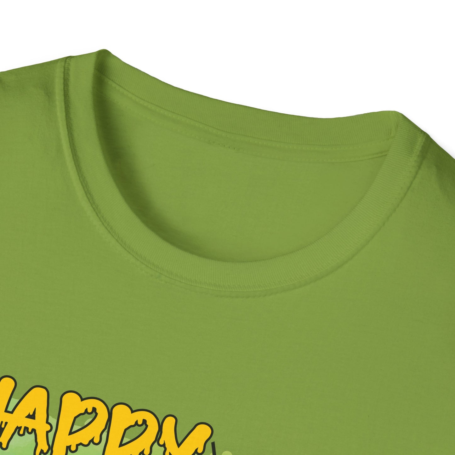 Happy Halloween Unisex Softstyle T-Shirt, Spooky Shirt, Halloween Tee, Fall Fashion, Trick or Treat Apparel