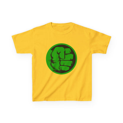 Kids Heavy Cotton™ Tee Featuring Bold Fist Graphic, Fun for Kids, Stylish T-Shirt, Unique Gift for Boys, Playwear, Birthday Gift, [...]