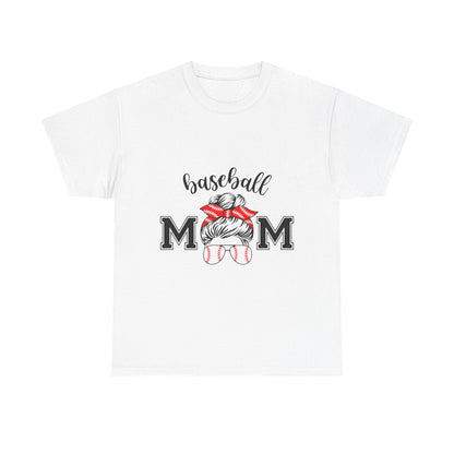 Baseball Mom Unisex Heavy Cotton Tee - Perfect for Game Day