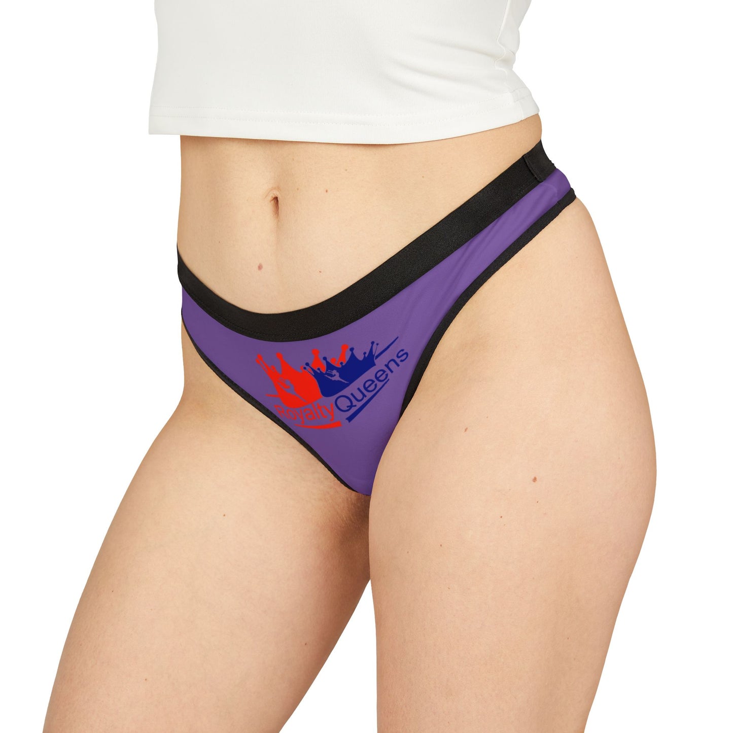 Royalty Queens Women's Thongs - Purple Lingerie for Confident Women