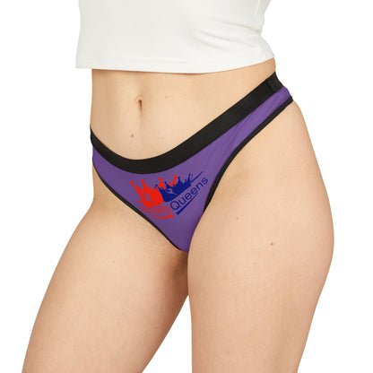 Royalty Queens Women's Thongs - Purple Lingerie for Confident Women