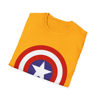 Captain-Inspired Unisex Softstyle T-Shirt, Superbowl Fan Tee, Superhero Gift, Comic Birthday Shirt, Casual Everyday Wear, Graphic Crew [...]