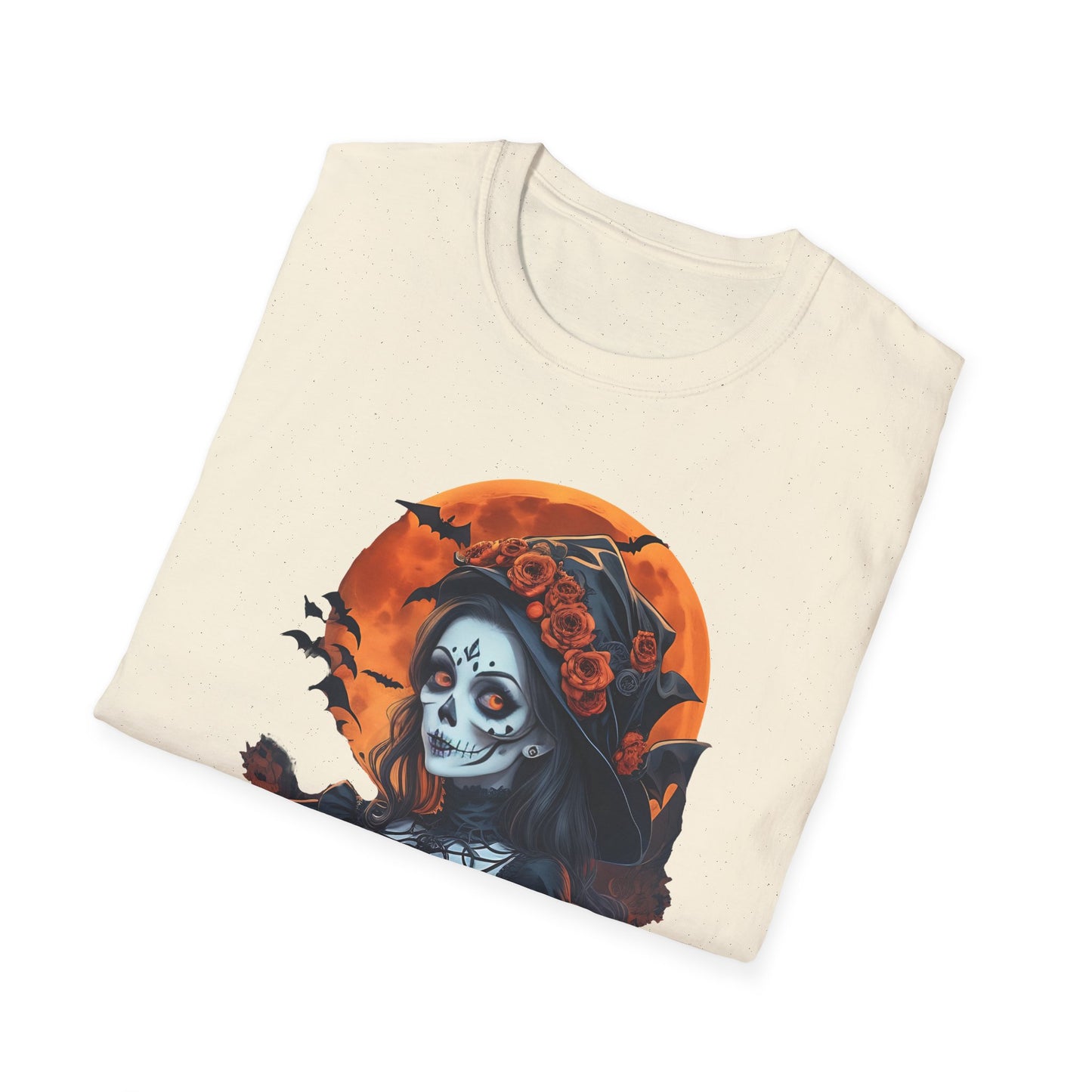 Spooky Halloween Graphic Tee, Unisex Softstyle T-Shirt, Fall Fashion, Halloween Costume, Pumpkin Decor, October Celebration