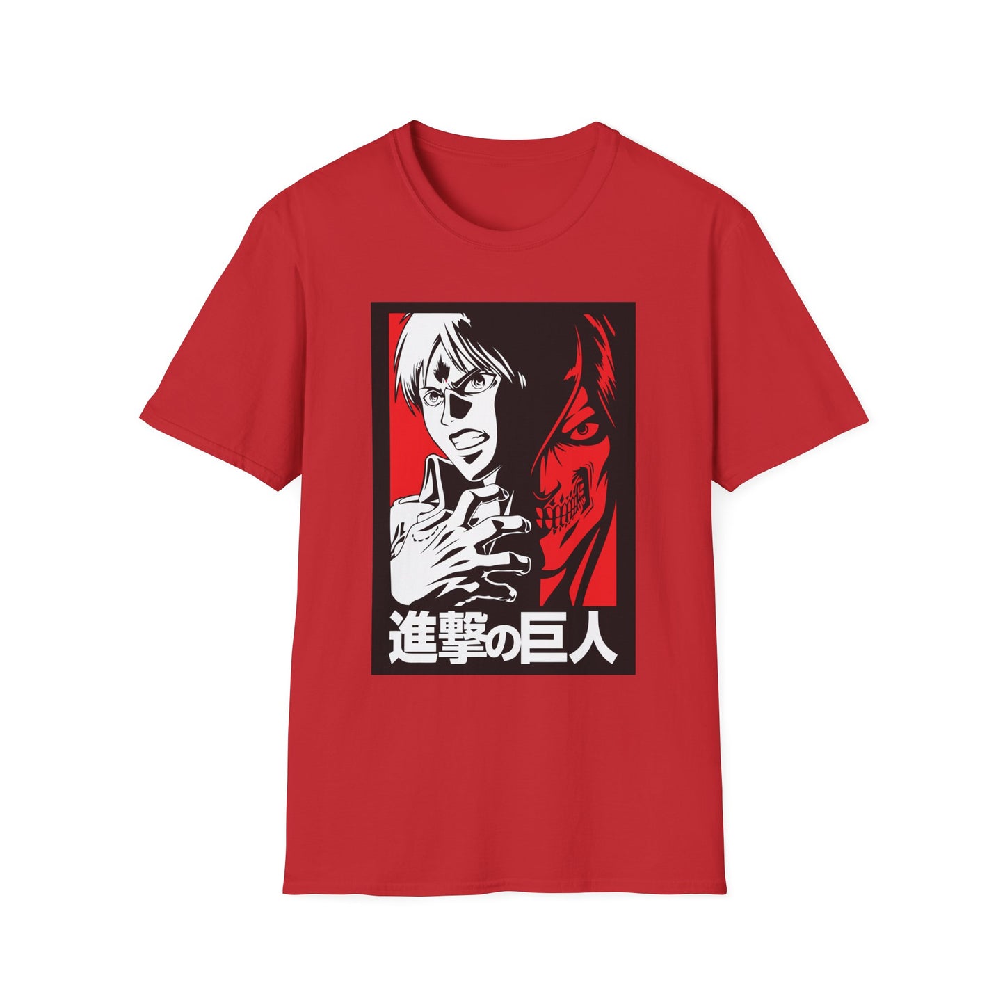 Anime-Inspired Unisex T-Shirt - Attack on Titan Graphic Tee, Casual Wear, Gift for Fans, Streetwear, Birthday Gift