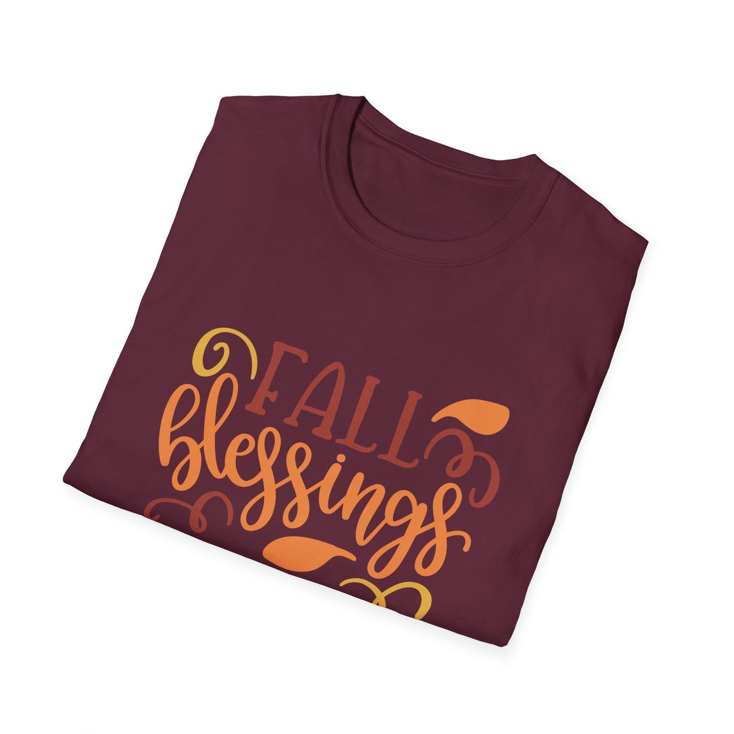 Fall Blessings T-Shirt, Cute Autumn Tee, Thanksgiving Gift, Cozy Casual Wear, Seasonal Graphic Shirt