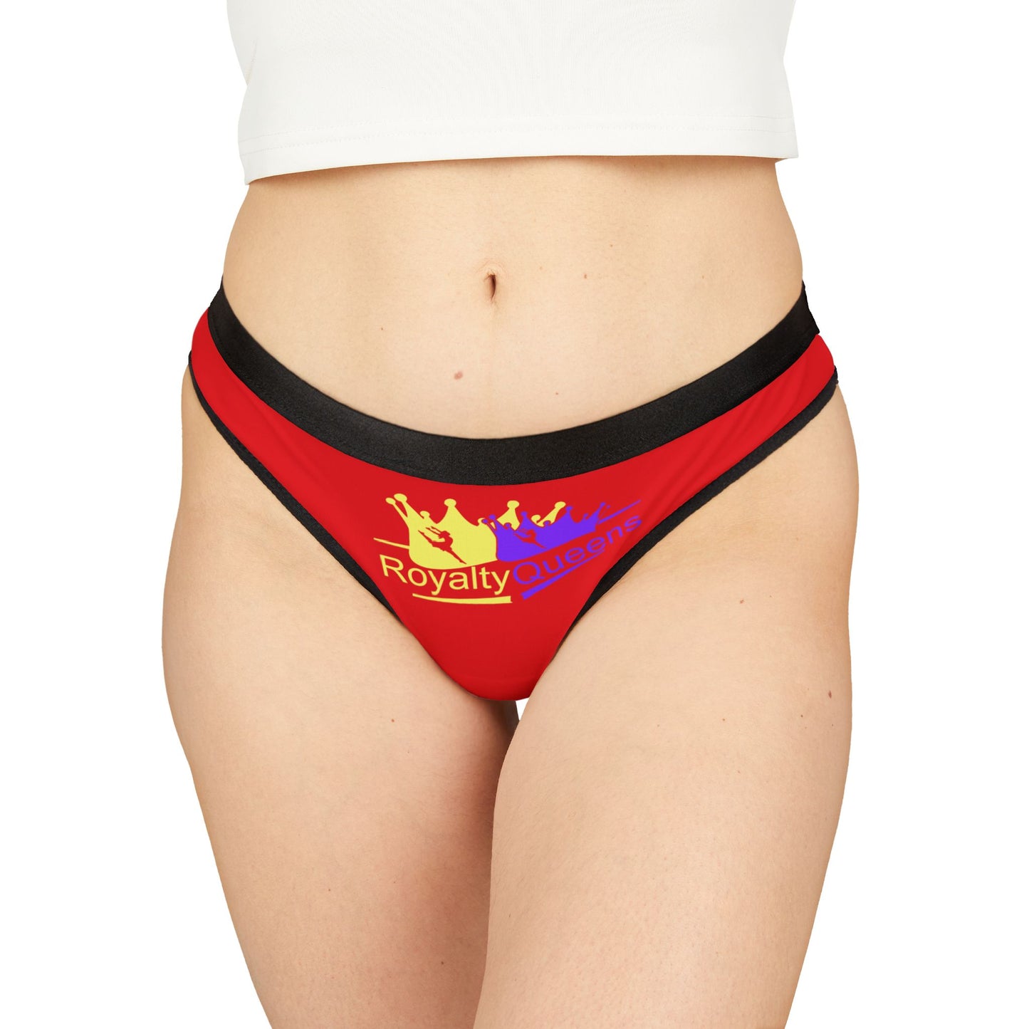 Stylish Women's Thongs with Royalty Design, Comfortable Underwear, Trendy Lingerie, Gifts for Her, Everyday Essentials