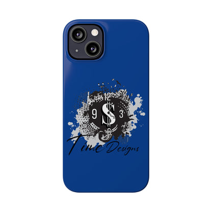 Stylish Dollar Clock Slim Phone Case | Time Designs