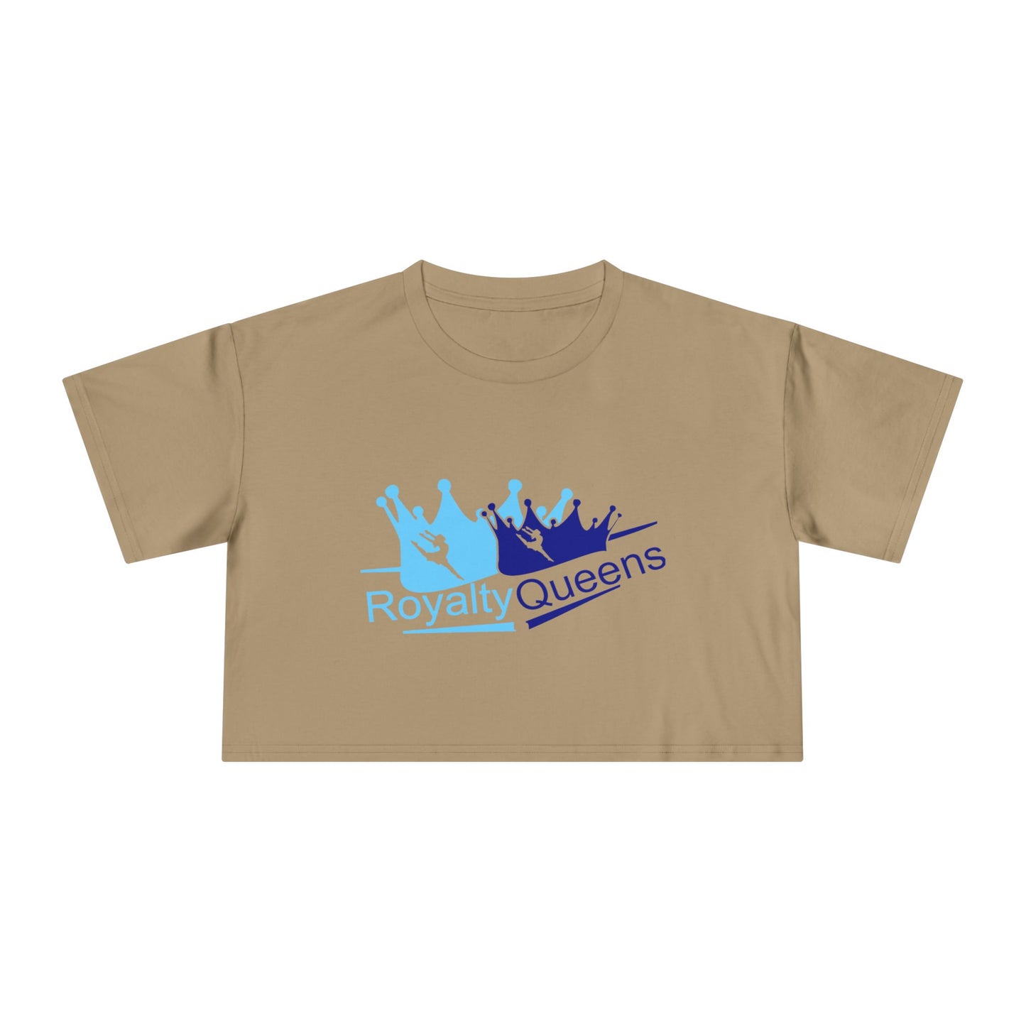 Royalty Queens Women’s Crop Tee | Trendy Graphic Tee, Casual Wear, Gift for Queens, Birthday Present, Summer Fashion