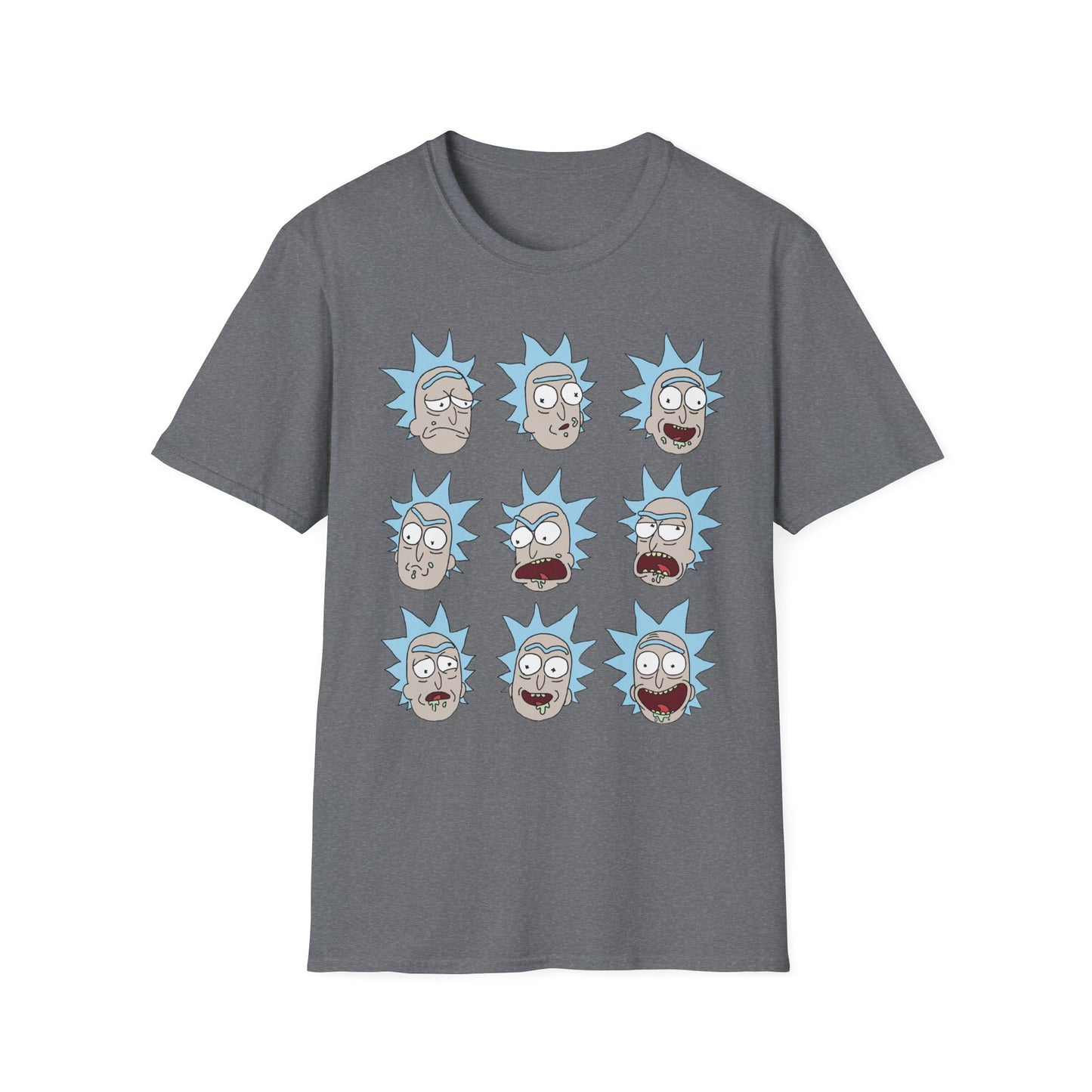 Rick and Morty Unisex Softstyle T-Shirt - Fun Cartoon Design for Fans