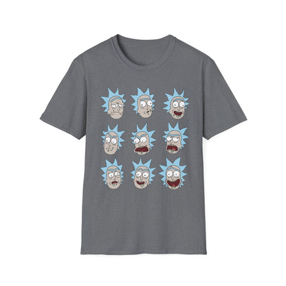 Rick and Morty Unisex Softstyle T-Shirt - Fun Cartoon Design for Fans