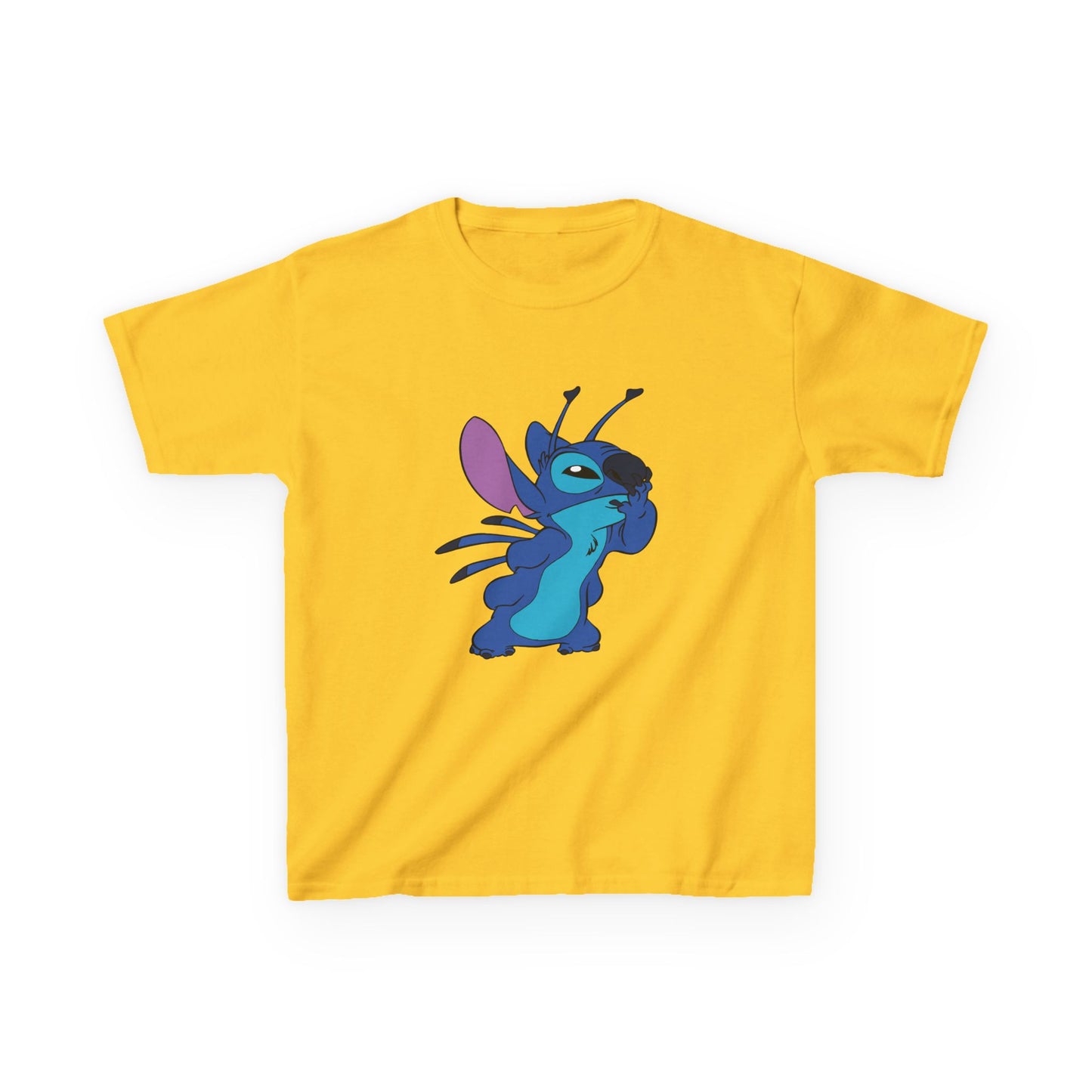 Kids Cotton Tee - Cute Stitch Design for Fun Adventures