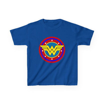 Wonder Woman Kids Tee, Superhero Shirt, Birthday Gift, Comic Book Apparel, Children's Clothing, Cartoon T-Shirt, Movie Merchandise