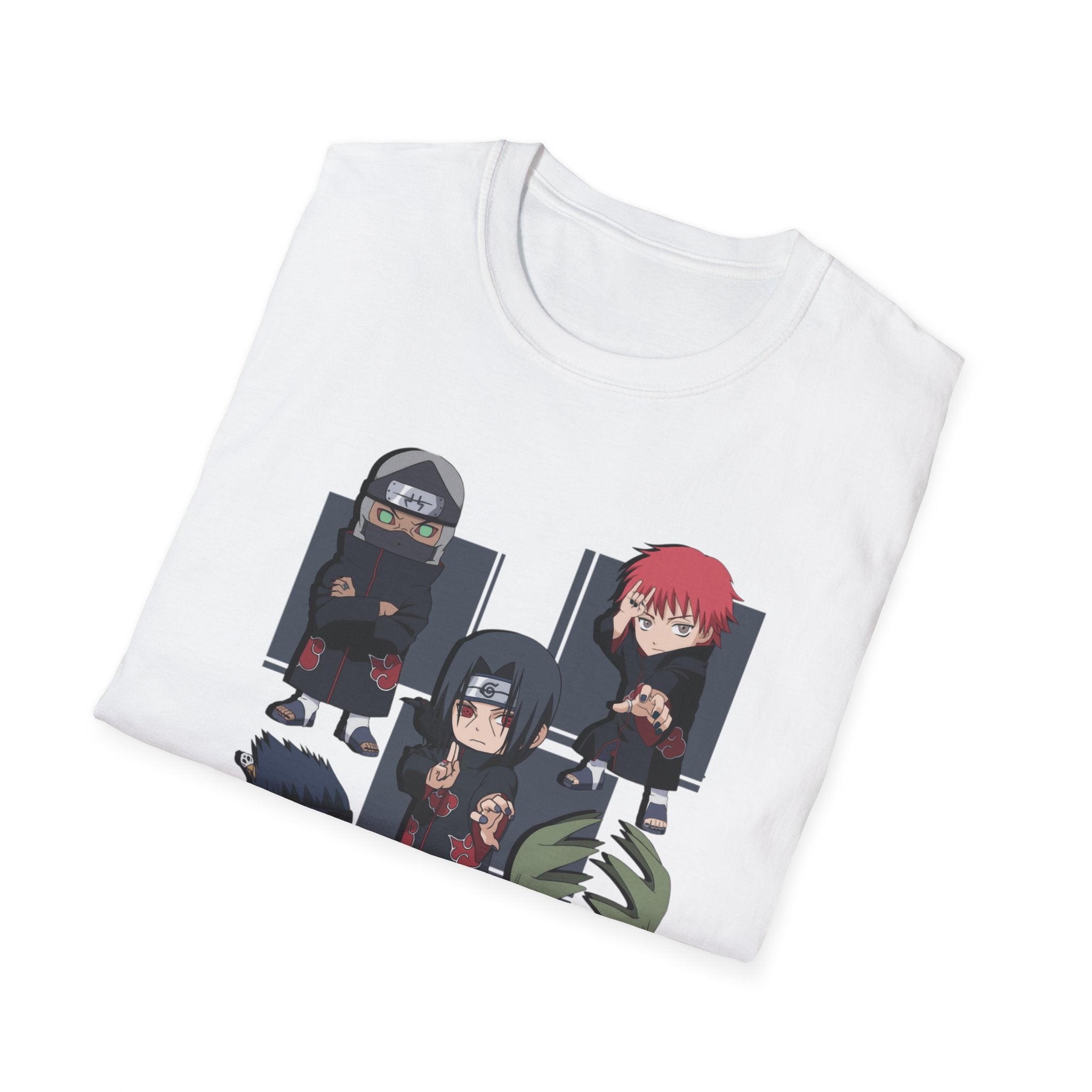 Anime Character Unisex Softstyle T-Shirt - Cool Graphic Tee for Fans