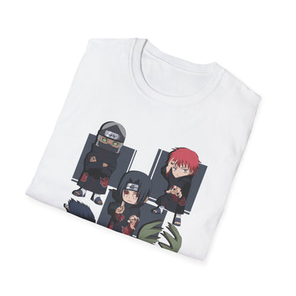 Anime Character Unisex Softstyle T-Shirt - Cool Graphic Tee for Fans