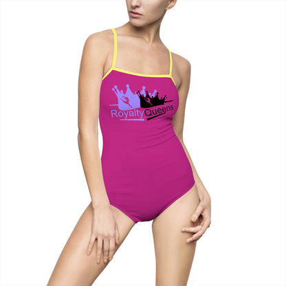 Royalty Queens One-Piece Swimsuit, Stylish Swimwear, Beach Day Outfit, Pool Party Essential, Gifts for Her, Summer Fashion