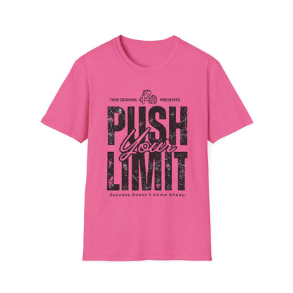 Motivational Unisex Softstyle T-Shirt - 'Push Your Limit'