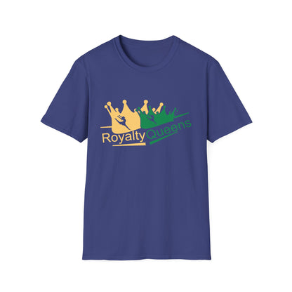 Royalty Queens Unisex Softstyle T-Shirt, Perfect for Birthdays, Celebrations, Gifts, Casual Wear, Fun Events
