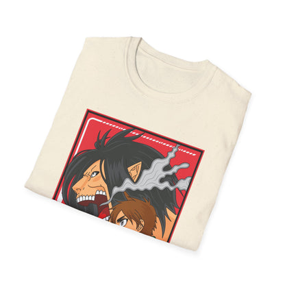 Anime-Inspired Unisex Tee - Softstyle T-Shirt, Casual Gift, Graphic Tee, Manga Apparel, Fan Merchandise
