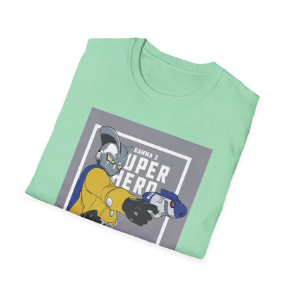 Superhero Unisex Softstyle T-Shirt | Comic Graphic Tee for Fans | Perfect Gift for Birthdays, Celebrations, Casual Wear, Events, Collectors