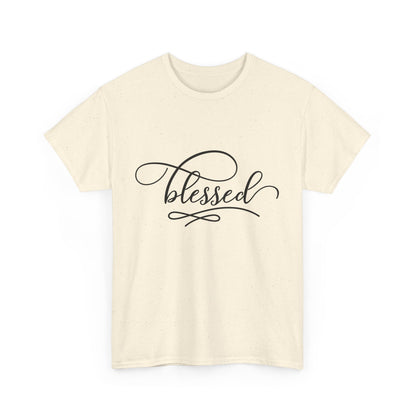 Blessed Unisex Heavy Cotton Tee - Comfortable and Meaningful Shirt for Everyday Wear
