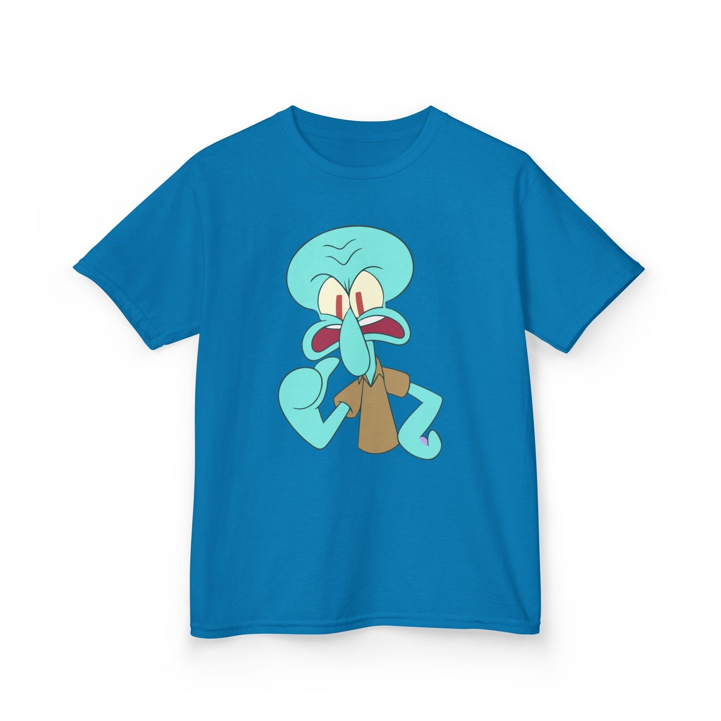 Squidward Kids T-Shirt, Fun Cartoon Tee, Gift for Kids, Summer Wear, Back to School, Birthday Gift, Playful Tee