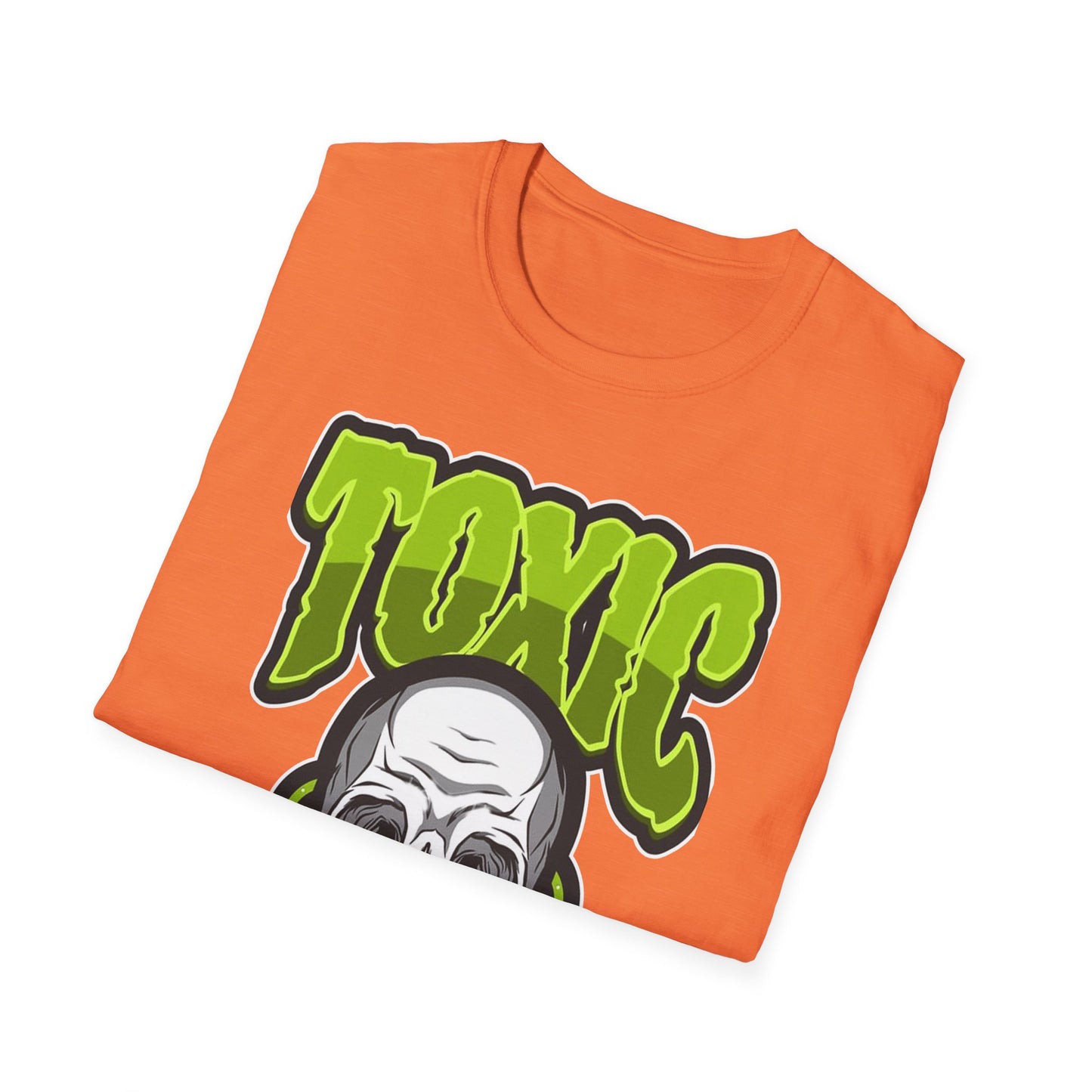 Toxic Skull Graphic Tee - Unisex Softstyle T-Shirt