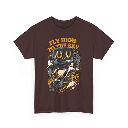 Fly High Graphic Tee, Unisex Cotton T-Shirt, Casual Streetwear, Gift for Him/Her, Fun Summer Tee, Trendy Outdoor Shirt