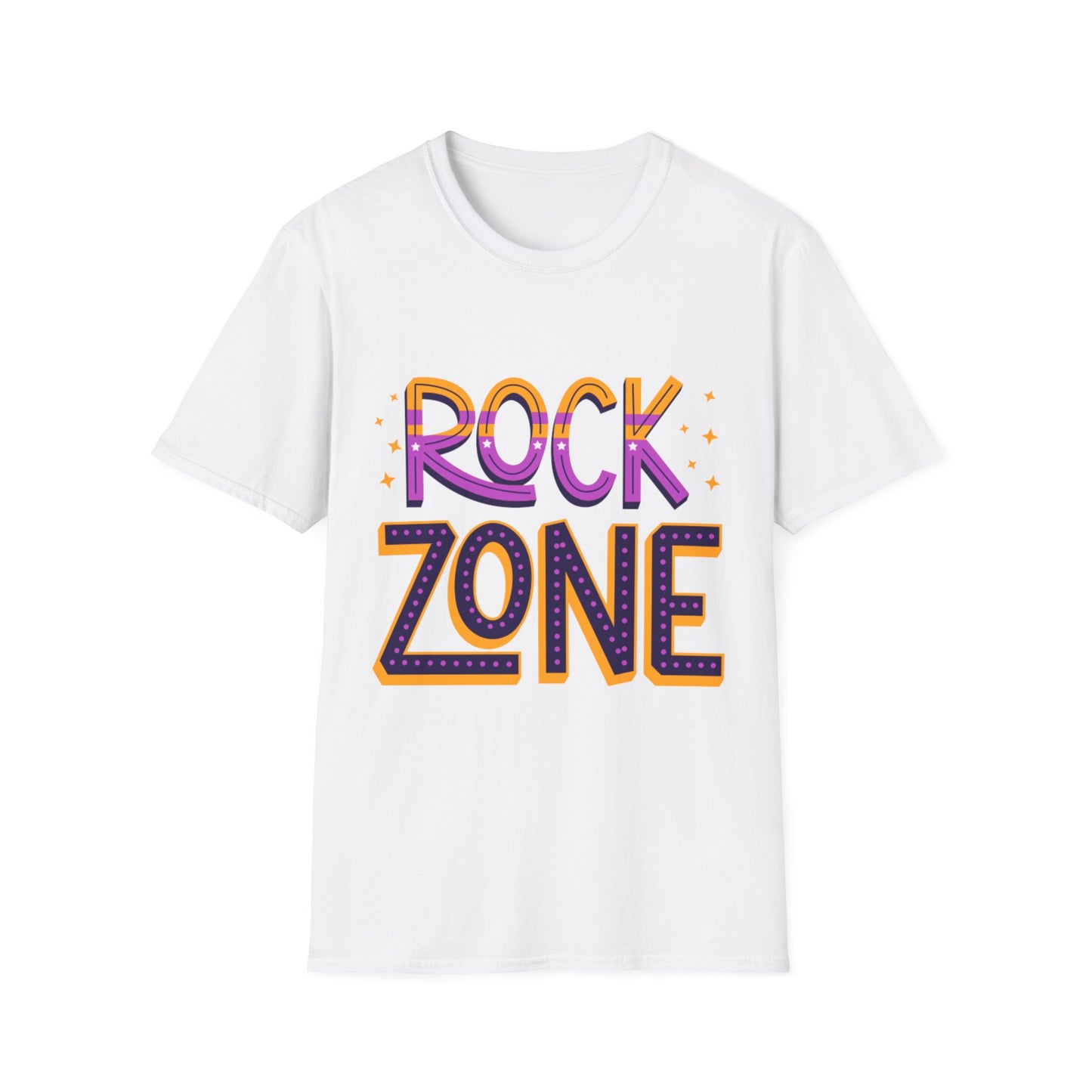 Rock Zone Unisex Softstyle T-Shirt, Music Lover Tee, Concert Outfit, Festival Wear, Birthday Gift, Casual Style