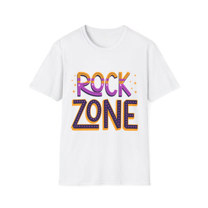 Rock Zone Unisex Softstyle T-Shirt, Music Lover Tee, Concert Outfit, Festival Wear, Birthday Gift, Casual Style