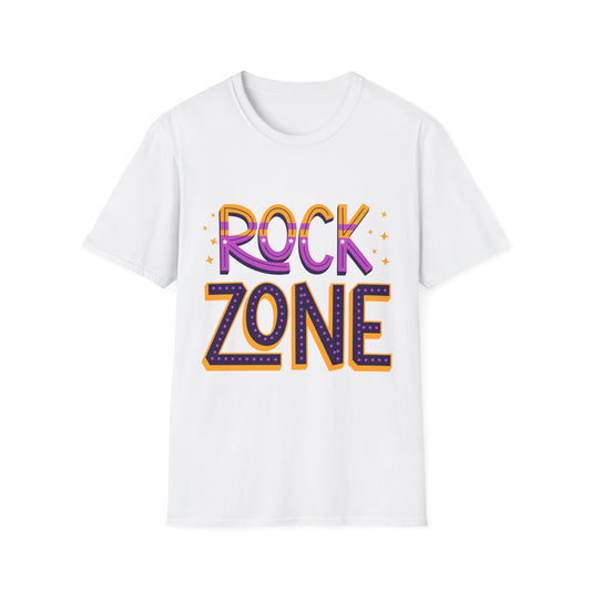 Rock Zone Unisex Softstyle T-Shirt, Music Lover Tee, Concert Outfit, Festival Wear, Birthday Gift, Casual Style