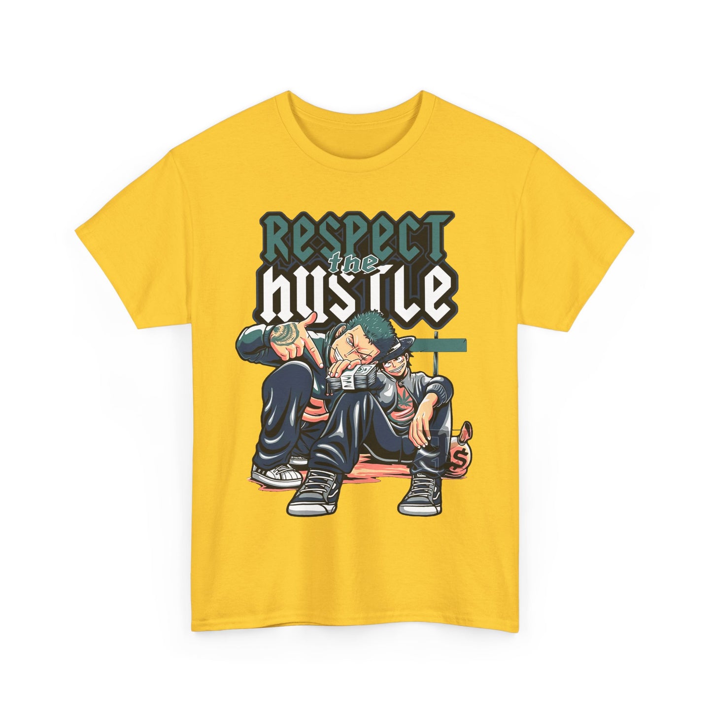 Respect the Hustle Unisex Heavy Cotton Tee - Streetwear Style Graphic Tee