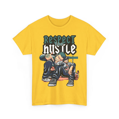 Respect the Hustle Unisex Heavy Cotton Tee - Streetwear Style Graphic Tee