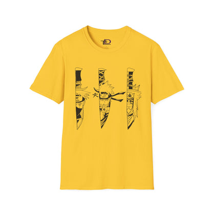 Cool Graphic Unisex T-Shirt with Edgy Knife Design