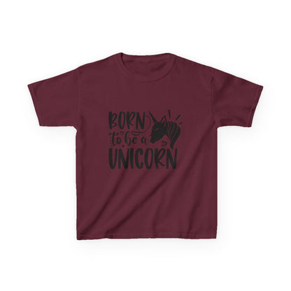 Kids Unicorn T-Shirt - "Born to Be a Unicorn" - Fun Cotton Tee for Boys & Girls