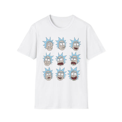Rick and Morty Unisex Softstyle T-Shirt - Fun Cartoon Design for Fans