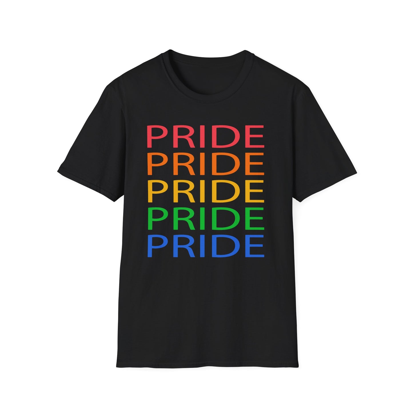 Pride Celebration Unisex T-Shirt | LGBTQ+ Pride Tee, Rainbow Pride Shirt, Equality Apparel, Gift for Pride Month